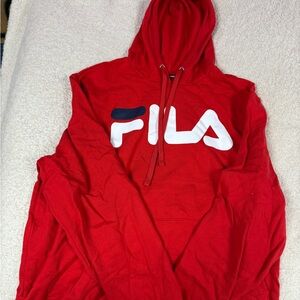Fila Red Men's Hoodie